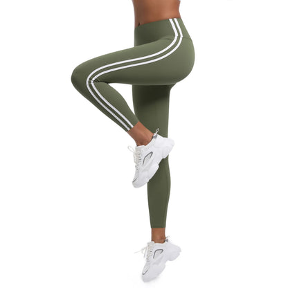 Second Skin Leggings - Athletic Striped