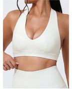 Hearuisavy Yoga Sports Bra | Women’s Breathable Gym Fitness Top