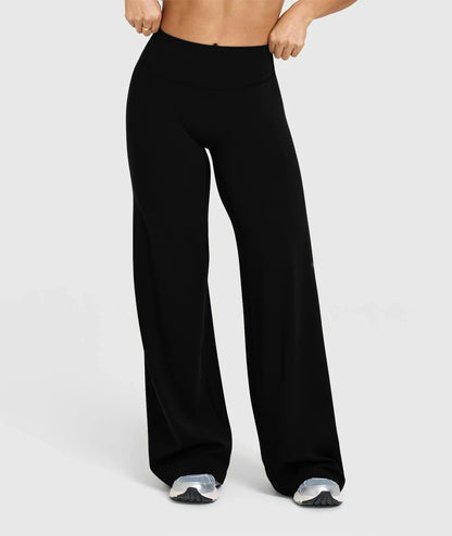 Sculpt & Flow Leggings - Tummy Control Wide Leg