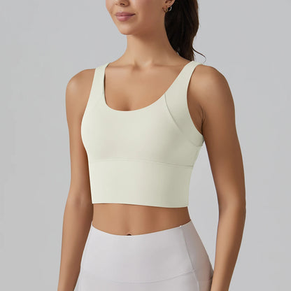 Women Athletic Sports Bra Shockproof Yoga Gym Running Workout Top