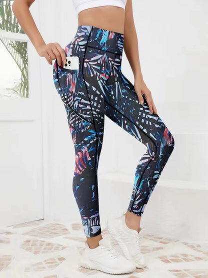 Second Skin Leggings - Multicolor Pattern