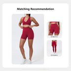 Hearuisavy Yoga Sports Bra | Women’s Breathable Gym Fitness Top