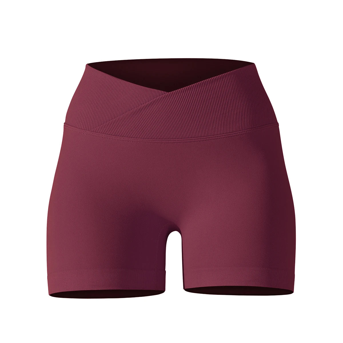 Womens High Waist Gym Running Shorts Seamless Scrunch Butt Fitness Workout