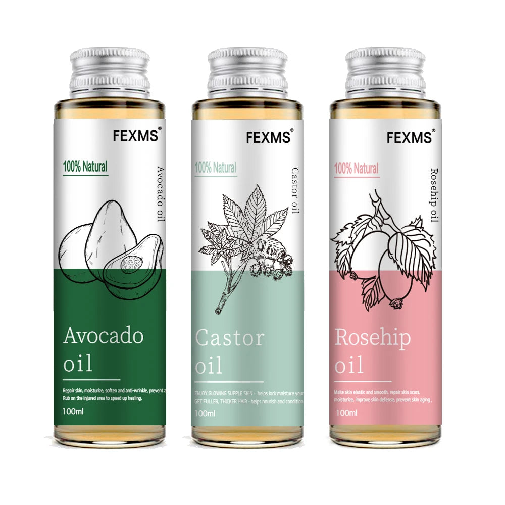 Avocado Oil for Hair & Skin | 100% Pure Natural Carrier Oil for Massage & Essential Oils