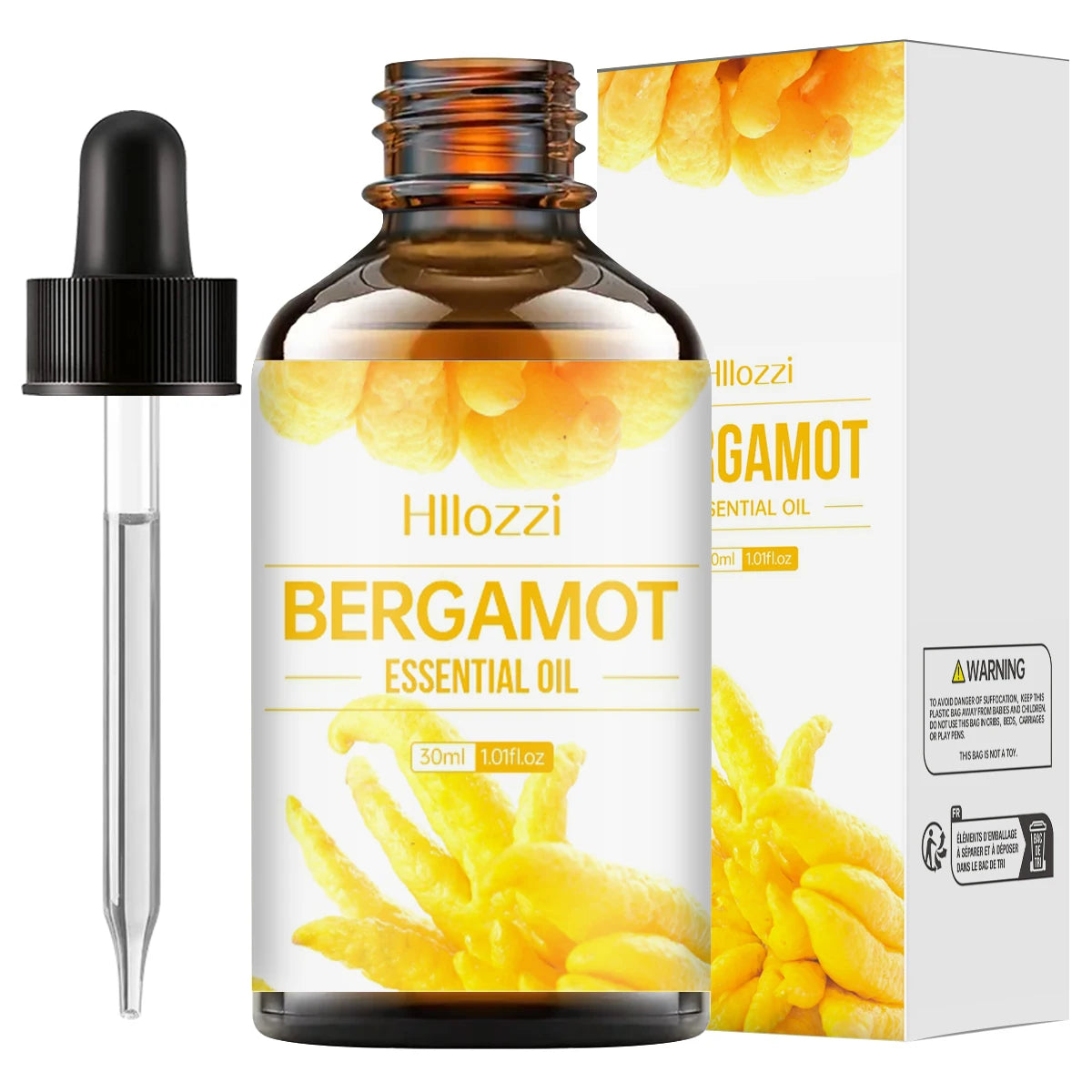 Bergamot Essential Oil | Pure Aromatherapy Oil for Diffuser, Body & Hair Care