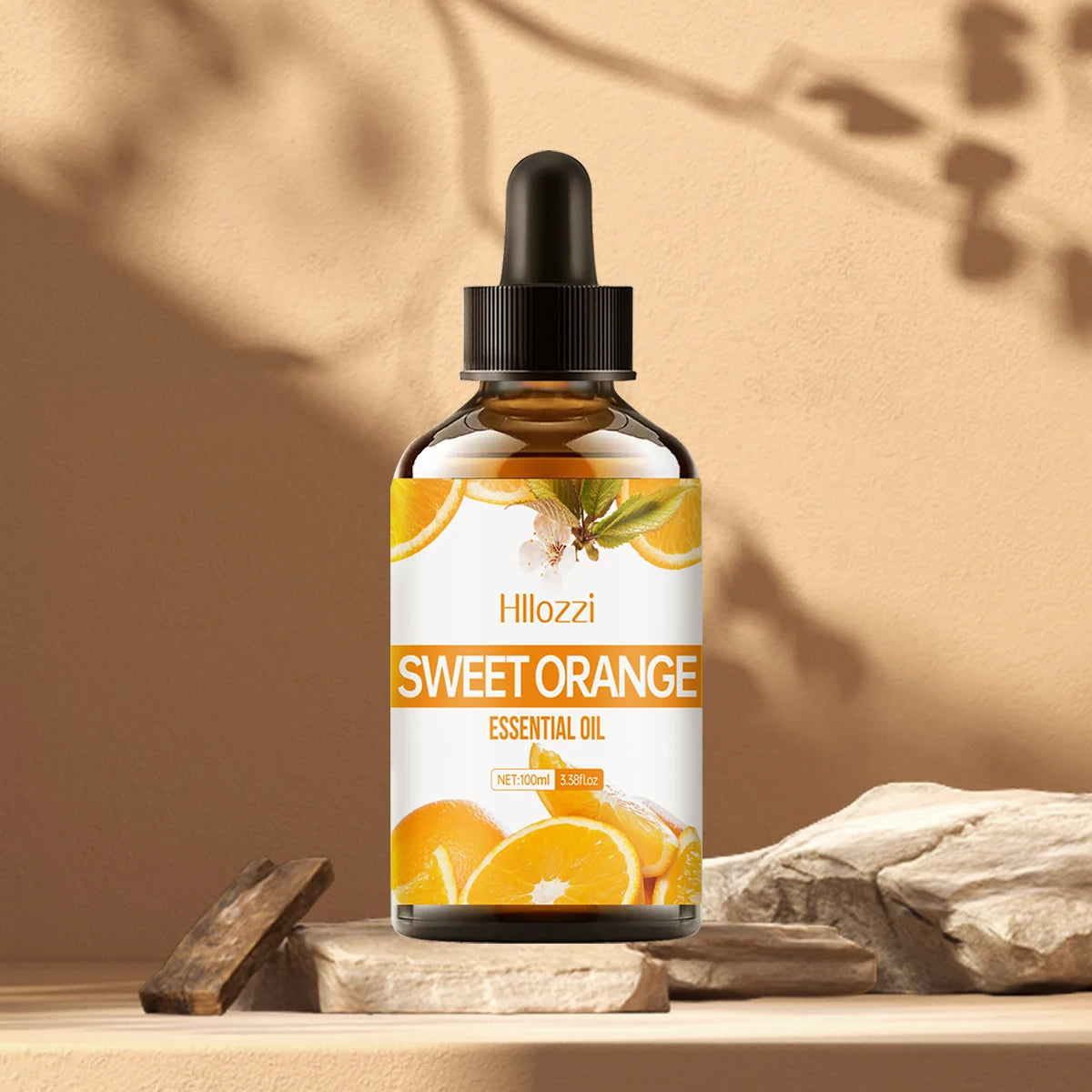 Hllozzi Sweet Orange Essential Oil 30ml–100ml | Face, Hair & Body Care Light Citrus Fragrance