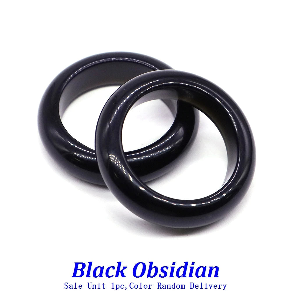 Crystal Rings – Natural Stone Reiki Healing Gem  Fashion Bridal Wedding Women Love Rings | Jewelry Accessories & Valentine’s Day Gift