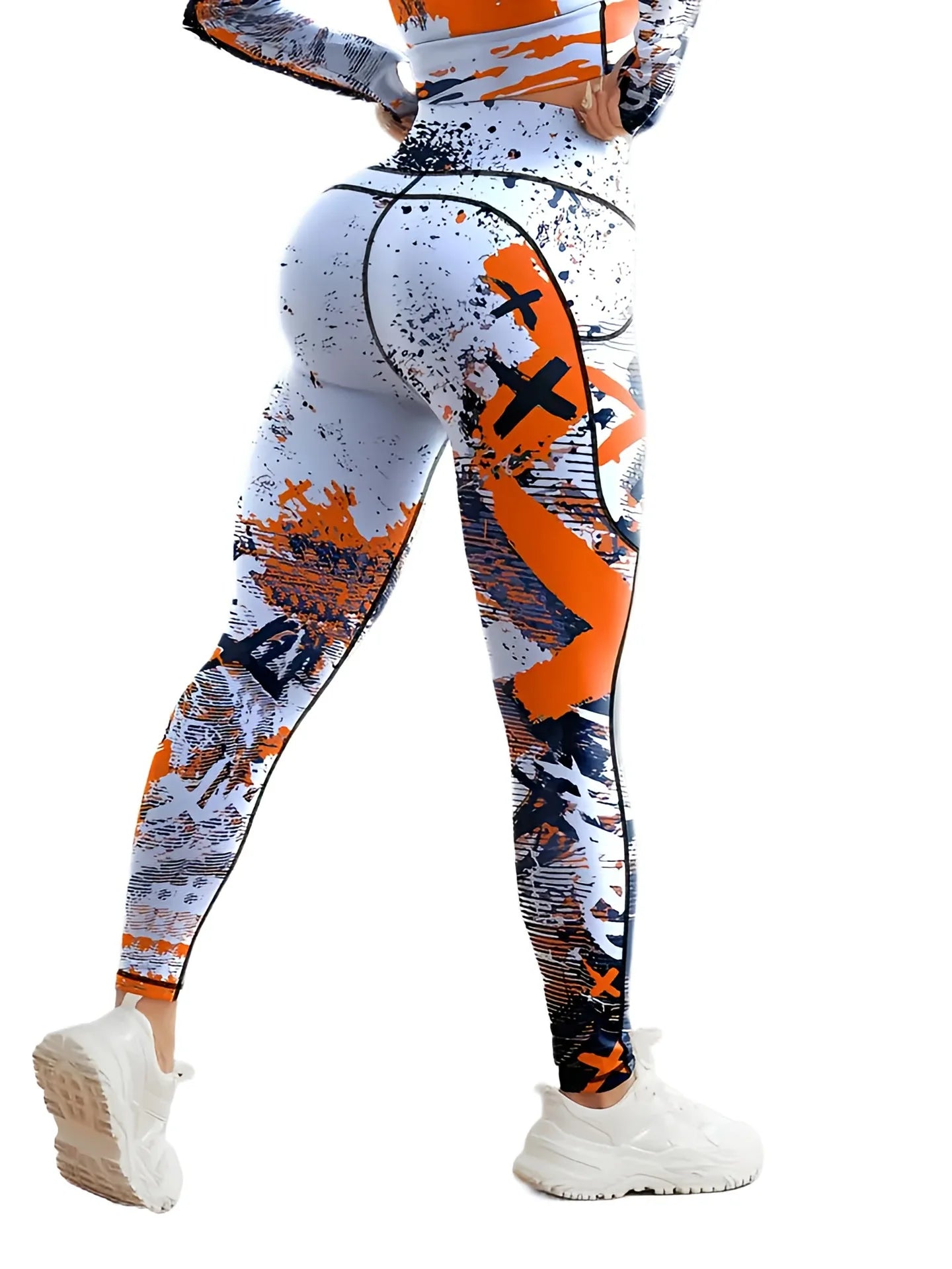 Second Skin Leggings - Patchwork Print