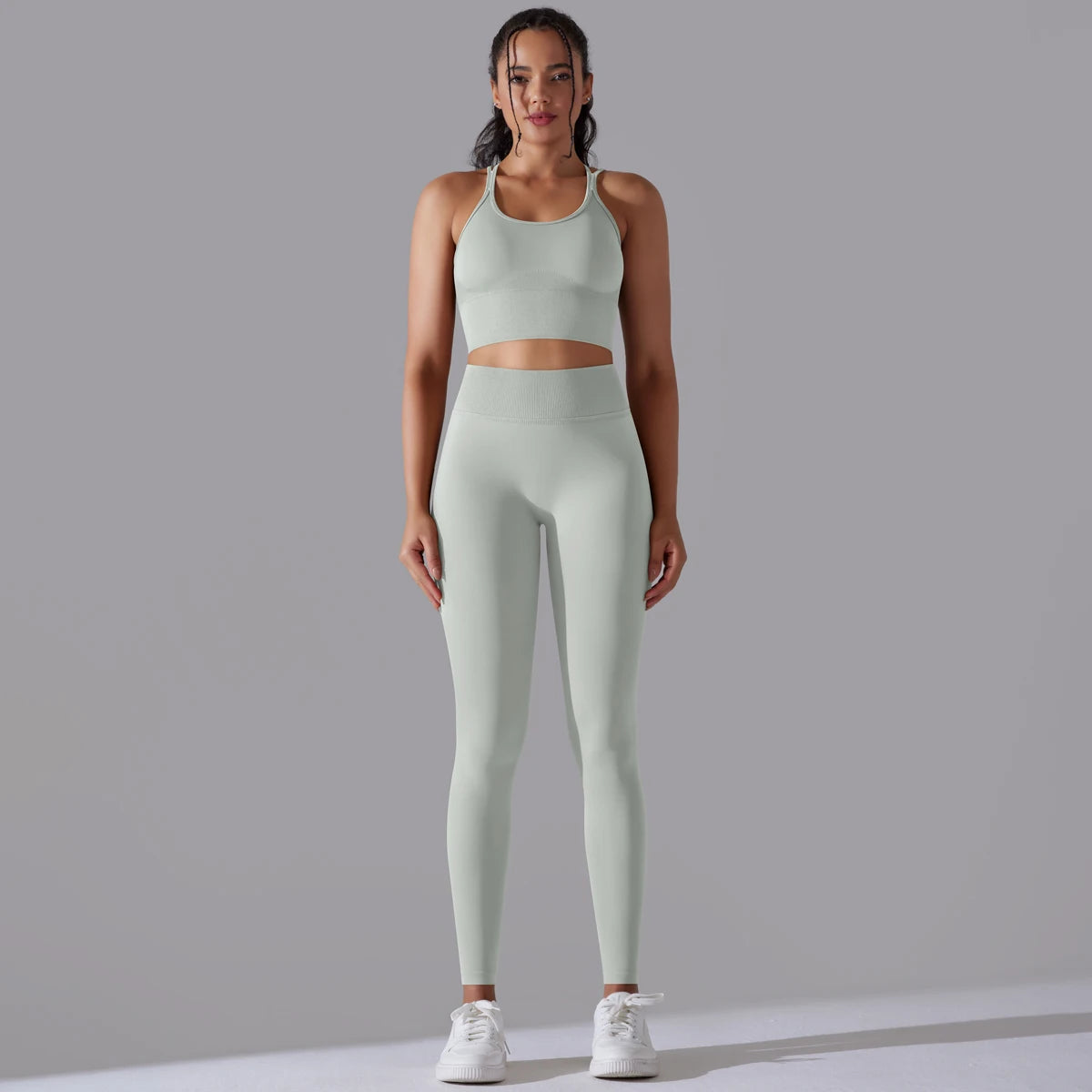 Curve & Flow Set - Brushed Fabric Moisture-Wicking