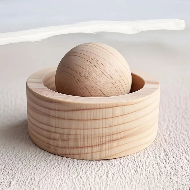 Wooden Essential Oil Diffuser – Spherical Design