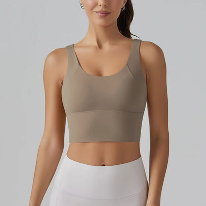 Women Athletic Sports Bra Shockproof Yoga Gym Running Workout Top