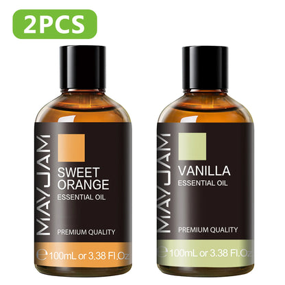 1MAYJAM Essential Oils 100ML Aromatherapy Pure Essential Oil for Diffuser Burner