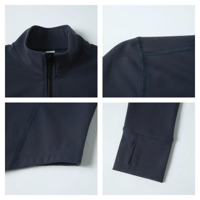 Women Zip Up Yoga Jacket | Ultra Soft Quick Dry Sports Top