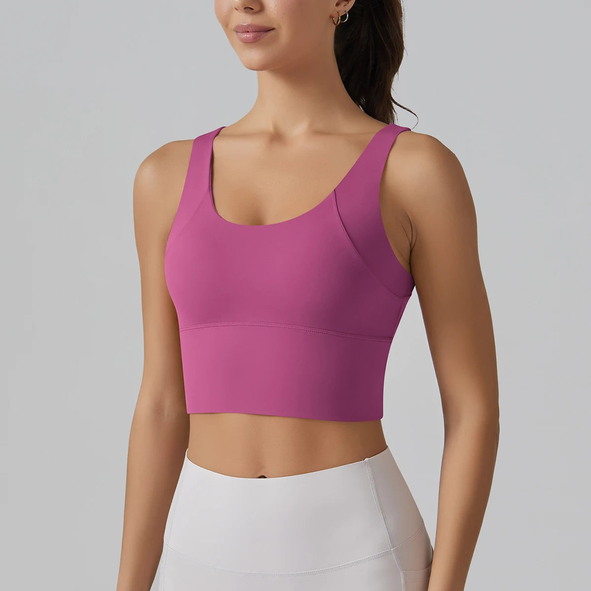 Women Athletic Sports Bra Shockproof Yoga Gym Running Workout Top