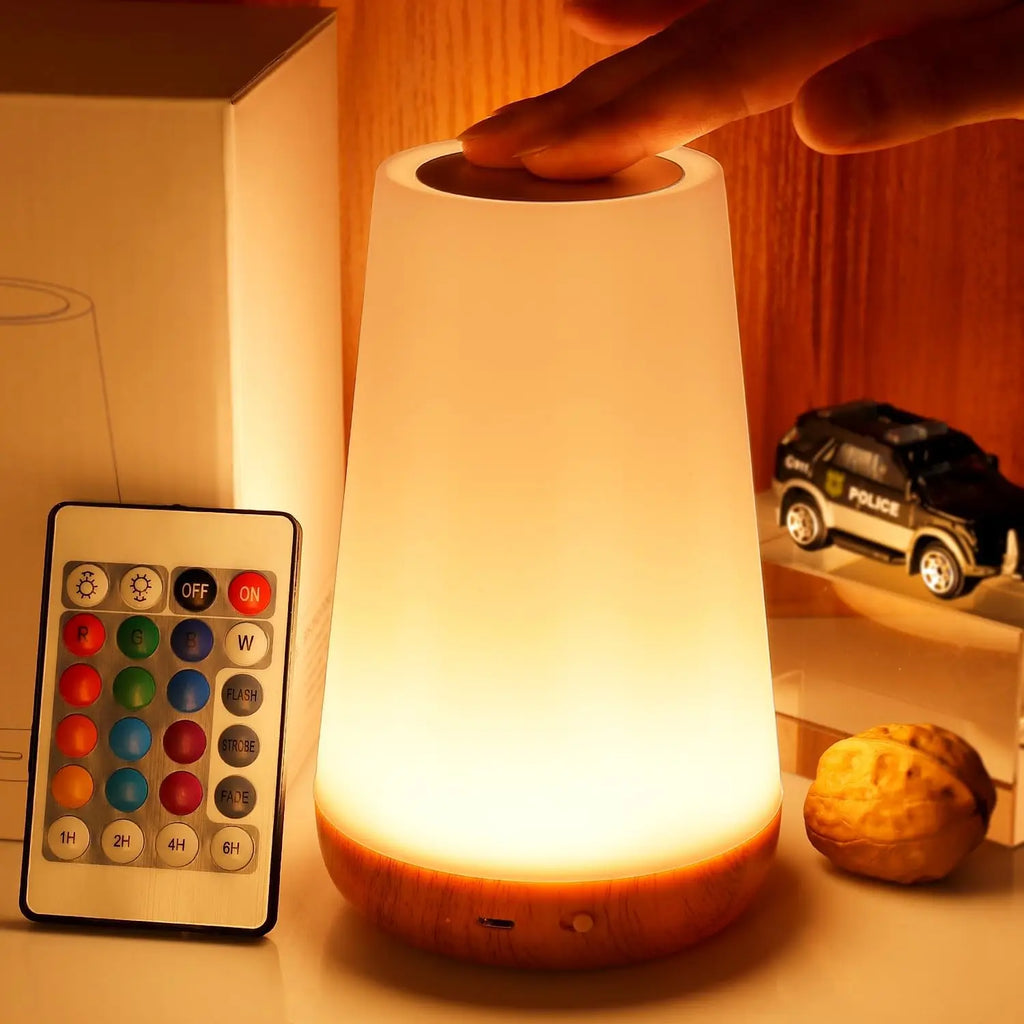 13 Color Changing RGB Night Light – Touch & Remote Control