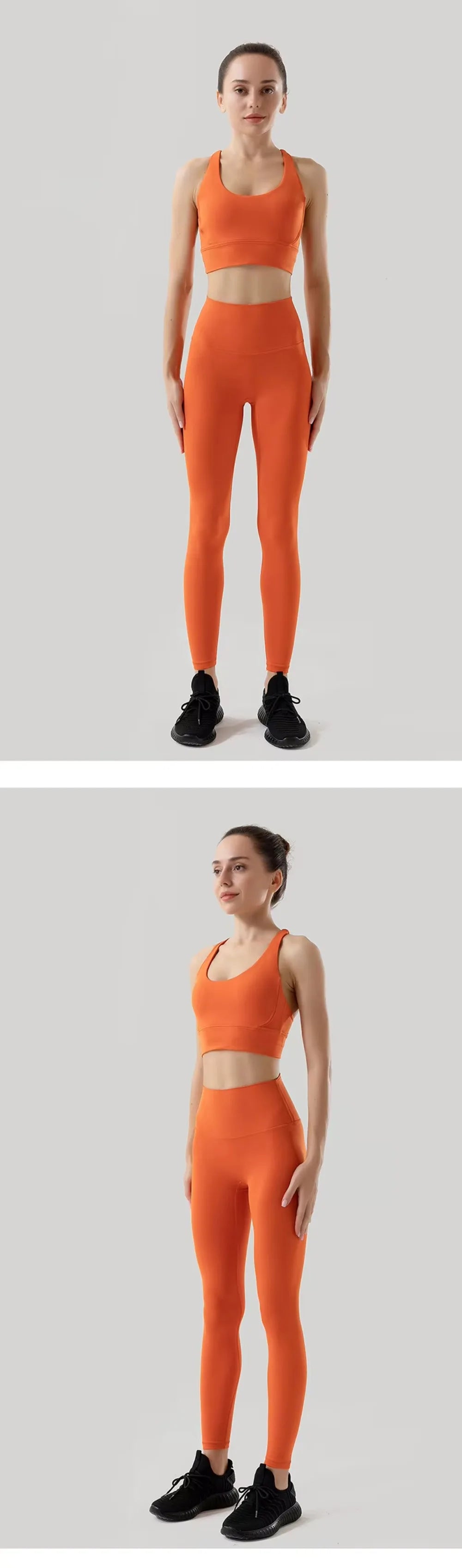 2 Piece Yoga Set | High Waist Booty Lift Gym Outfit