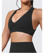 Hearuisavy Yoga Sports Bra | Women’s Breathable Gym Fitness Top