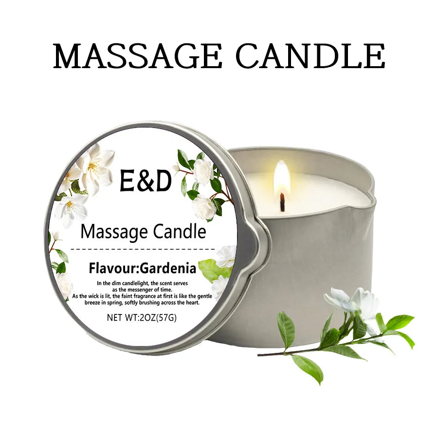 EVODUCK Luxury Massage Oil Candle | Stress Relief Aromatherapy