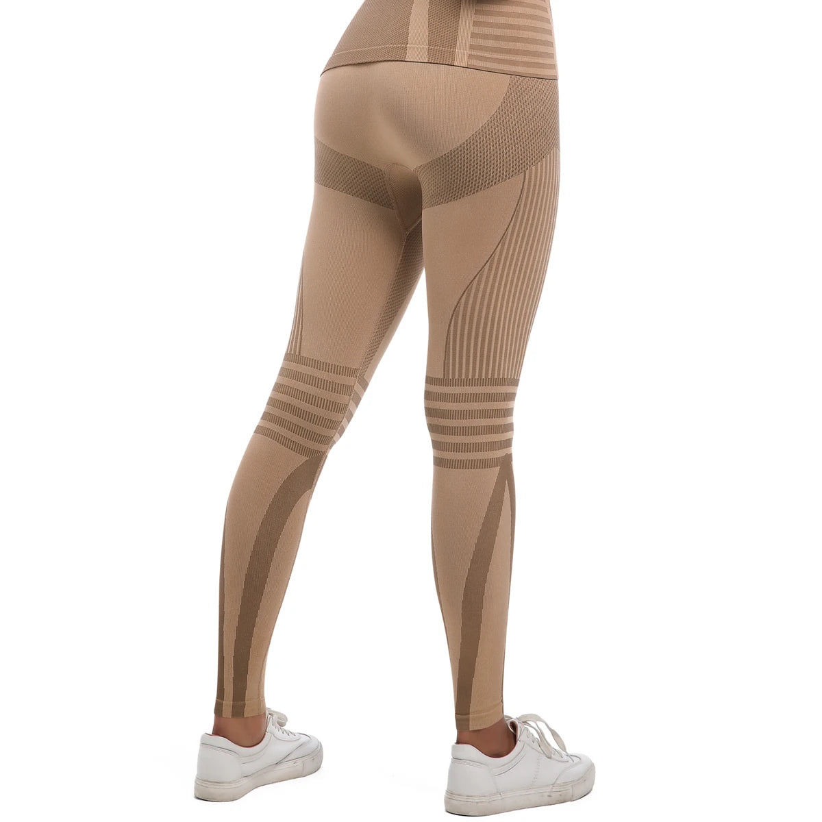 Contour Fit Leggings - Shaping Seamless Green