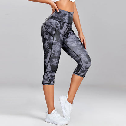 Sculpt & Flow - Leopard Print Capri