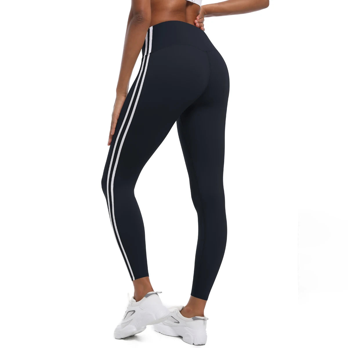 Second Skin Leggings - Athletic Striped