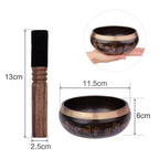 Tibetan Singing Bowl Set 5 Inch | Handmade Meditation Sound Bowl