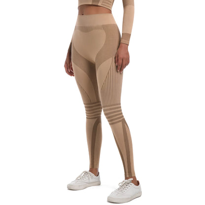 Contour Fit Leggings - Shaping Seamless Green