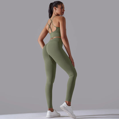 Curve & Flow Set - Brushed Fabric Moisture-Wicking