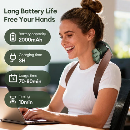 Bionic Finger Neck Massager Cervical Pillow Shoulder Massager Trapezius Shiatsu Kneading Muscle Body Leg Relax Massage Pillow
