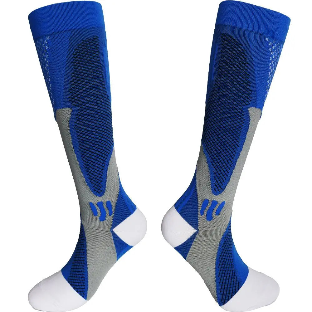 Womans Mens Running Compression Socks Unisex 20-30mmHg Sport Pain Relief Black