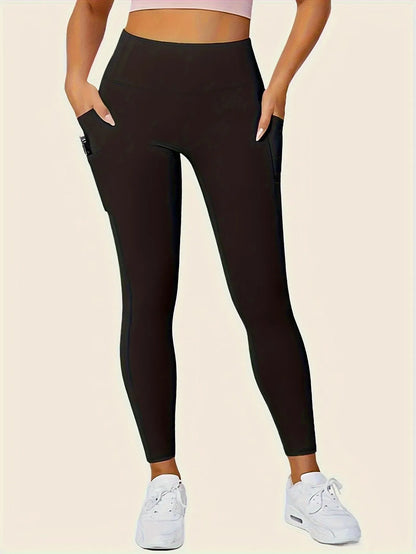 Contour Fit Leggings - Deep Pocket Shaping Black