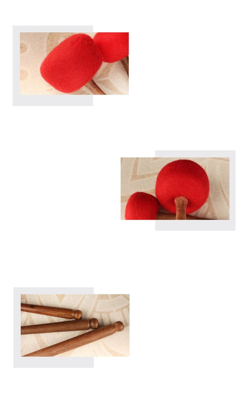 Singing Bowl Mallet | Wooden Wool Felt Stick for Meditation