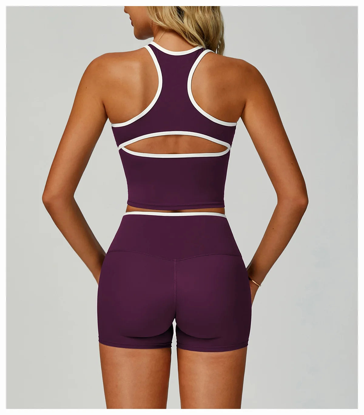 Women Sports Bra High Support Yoga Top Gym Workout Padded Fitness Vest