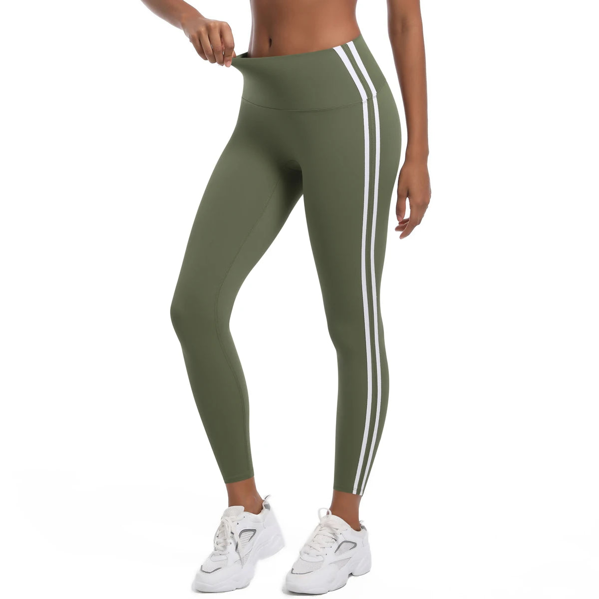 Second Skin Leggings - Athletic Striped