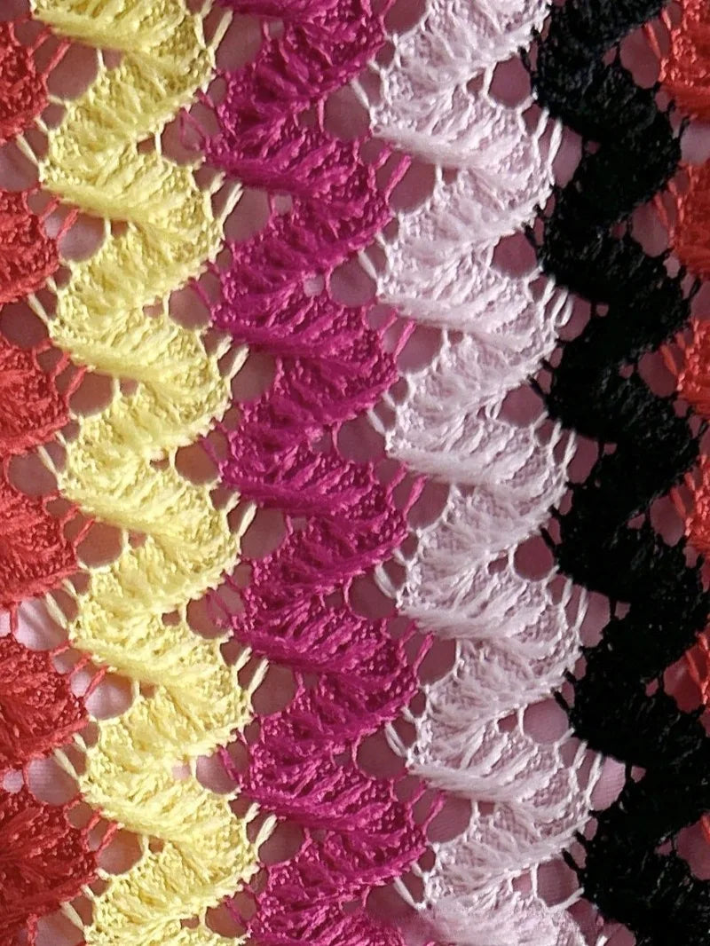 Laguna Isla - Stripey Crochet Bikini