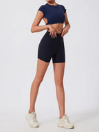 Hearuisavy Sports Top | Backless Yoga Crop Activewear