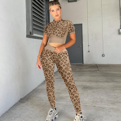 Curve & Flow Set - Seamless Leopard