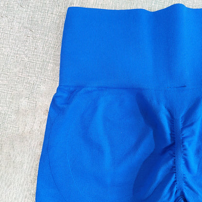 Women’s Seamless Sports Shorts | High Waist Push Up Gym