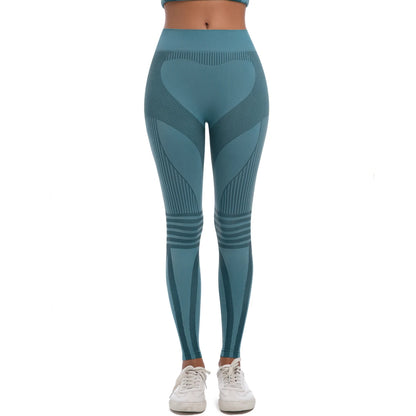 Contour Fit Leggings - Shaping Seamless Green