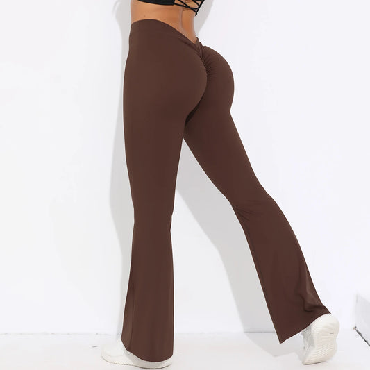 Contour Fit Leggings - Scrunch Shaping Flare