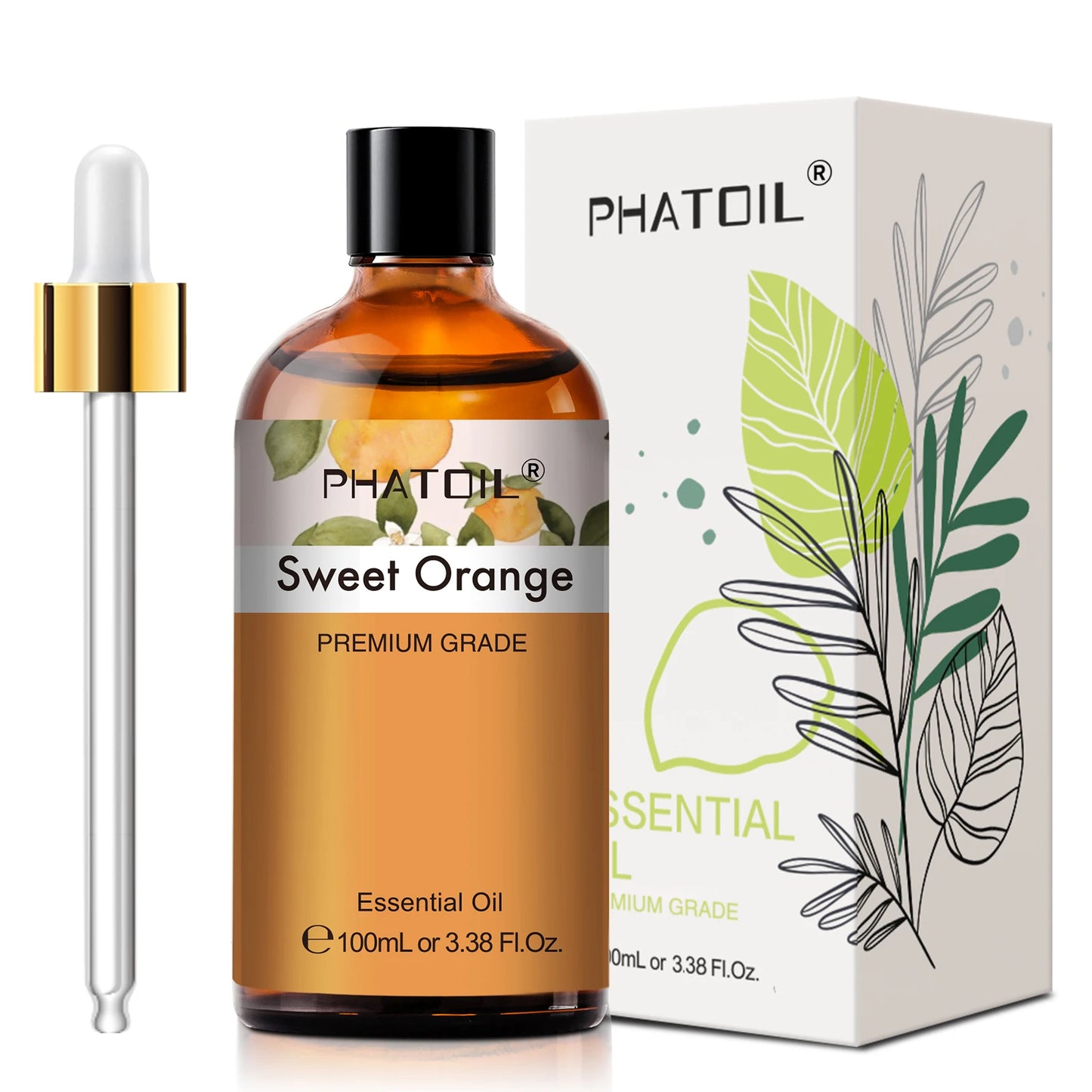 PHATOIL 100ml Essential Oil – Eucalyptus, Lavender, Vanilla, Jasmine & More