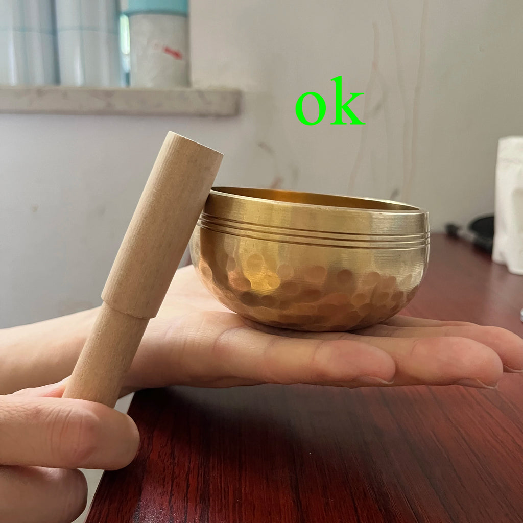 Tibetan Brass Singing Bowl | Handmade Meditation Sound Healing