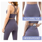 2 Piece Yoga Set | High Waist Booty Lift Gym Outfit