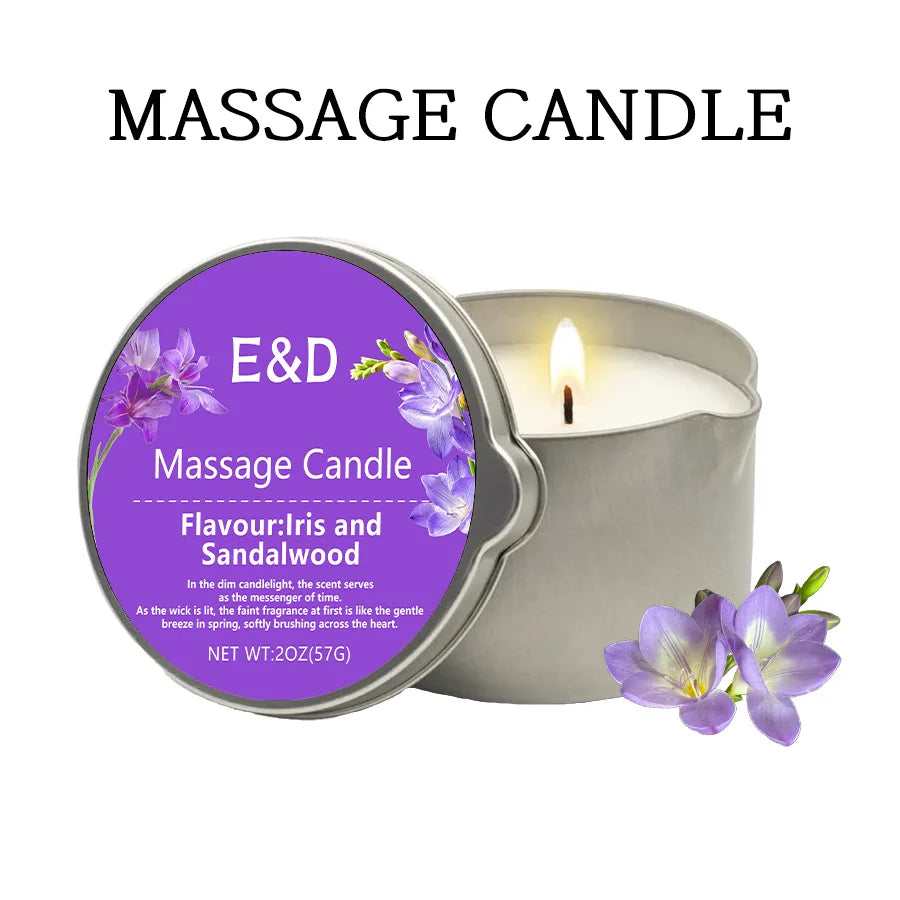 EVODUCK Luxury Massage Oil Candle | Stress Relief Aromatherapy
