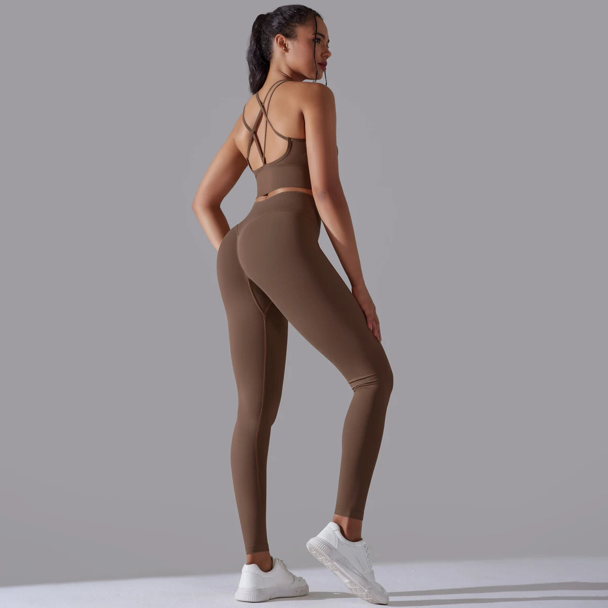 Curve & Flow Set - Brushed Fabric Moisture-Wicking