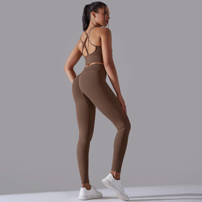 Curve & Flow Set - Brushed Fabric Moisture-Wicking