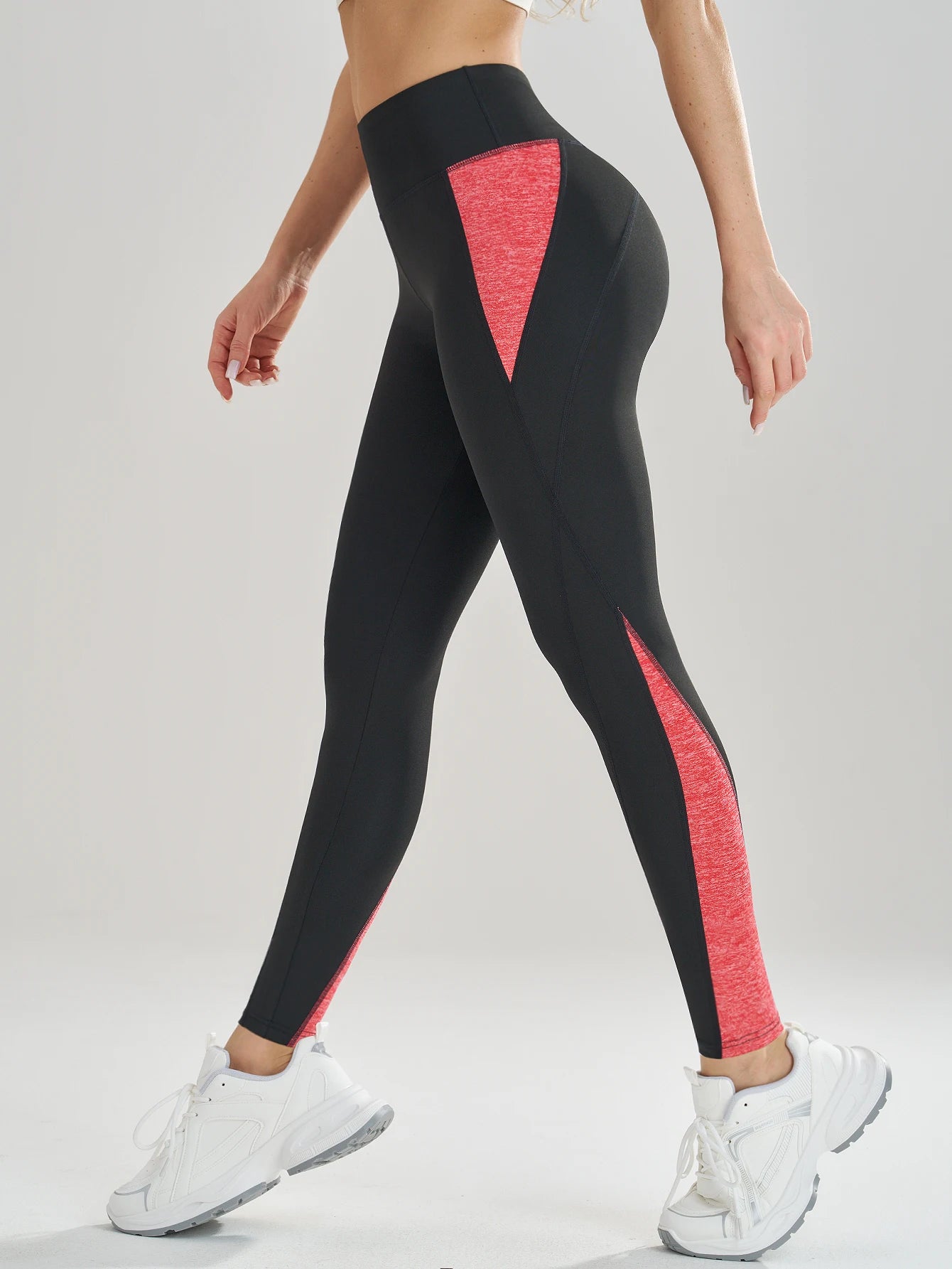 Contour Fit Leggings - Shaping Geometric Color