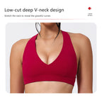 Hearuisavy Yoga Sports Bra | Women’s Breathable Gym Fitness Top