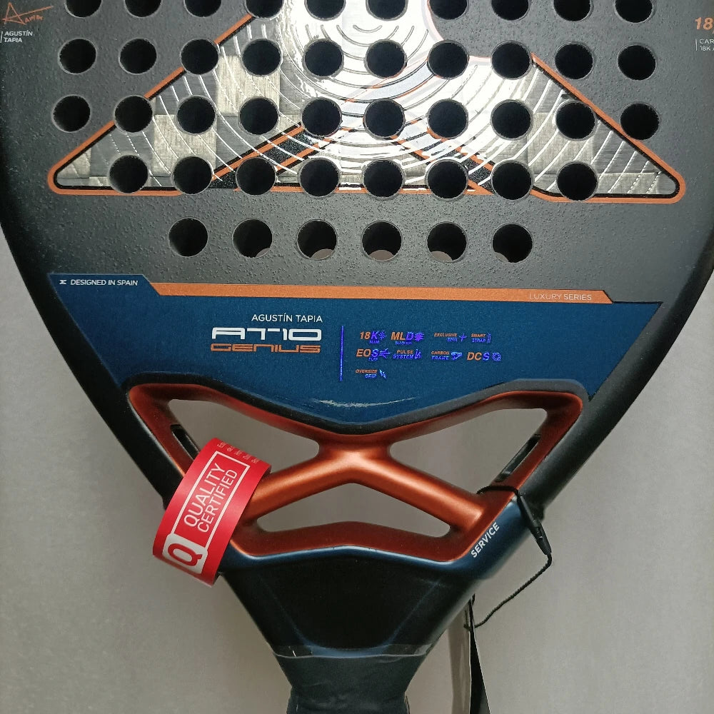 X-ONE Carbon Fiber Padel Racket Round Shape 3K 12K 18K Paddle Tennis Racquet
