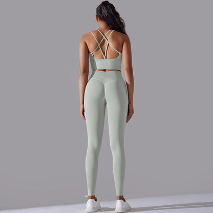 Curve & Flow Set - Brushed Fabric Moisture-Wicking